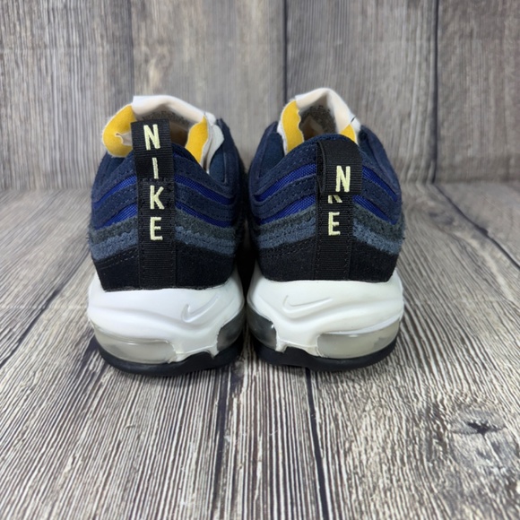 Nike Air Max 97 SE Running Club Black/Royal Blue/Obsidian Sz 6.5 DH1085-001
